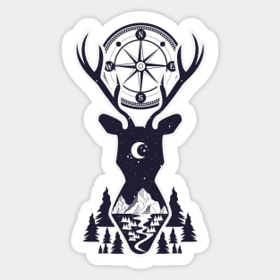 hunting lovers Sticker